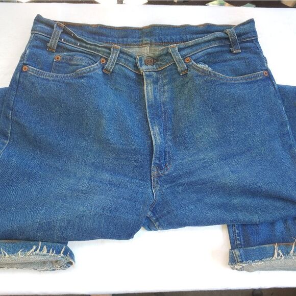 Levis 651 Orange Label VINTAGE Women's Size 34x28 (Tag 34x36) Denim Jeans - Picture 7 of 11